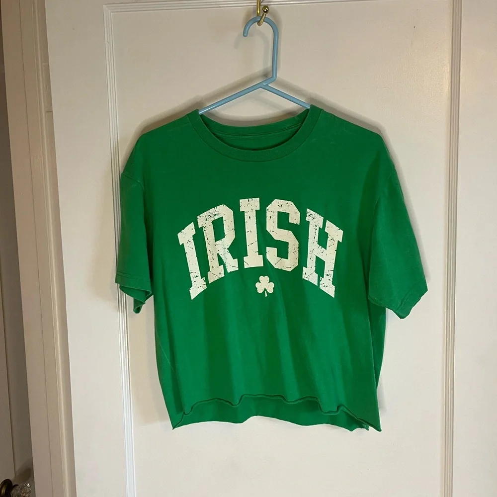 Social Culture cropped Irish tshirt - Picture 1 of 5